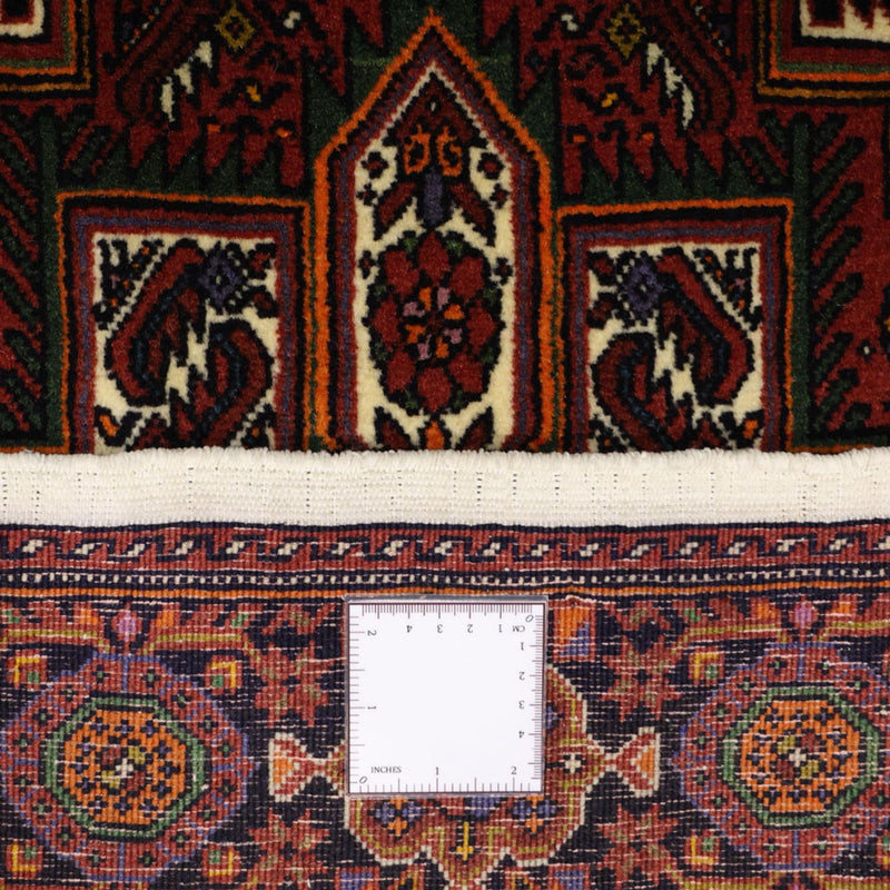 Persisk tæppe - Nomadisk - 150 x 100 cm - mørkerød