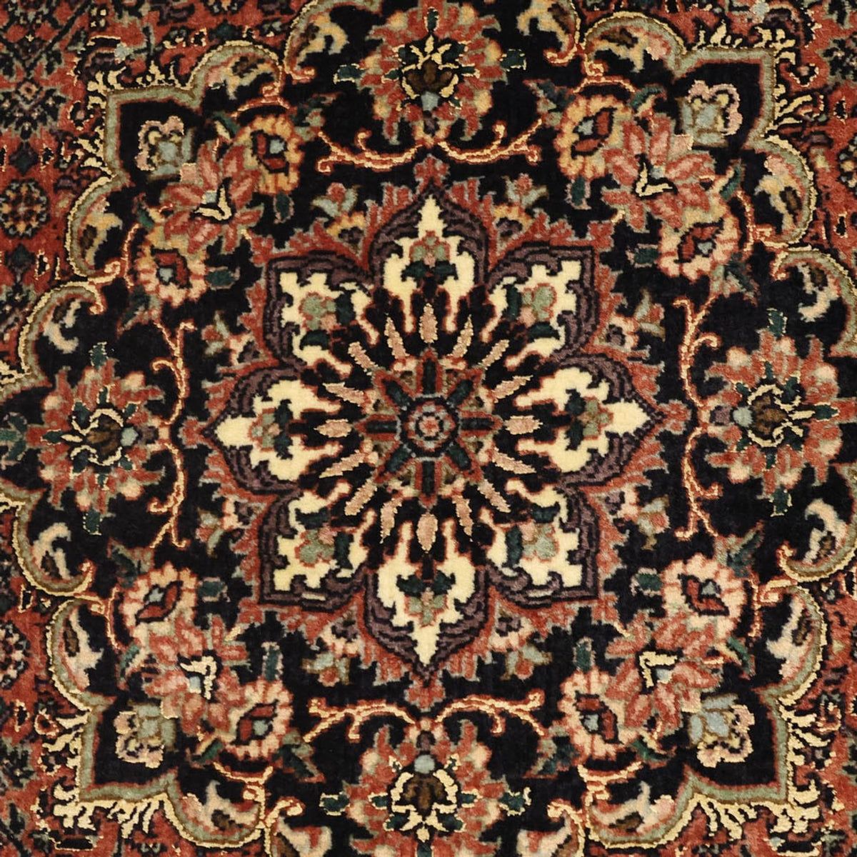 Persisk tæppe - Bijar - 151 x 87 cm - mørk beige