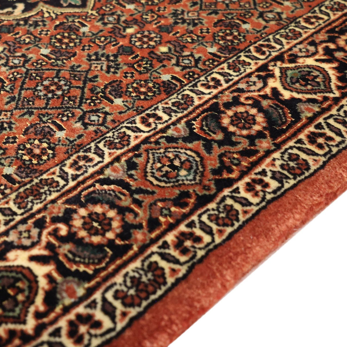 Persisk tæppe - Bijar - 151 x 87 cm - mørk beige