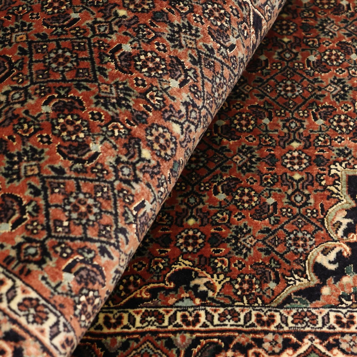 Persisk tæppe - Bijar - 151 x 87 cm - mørk beige