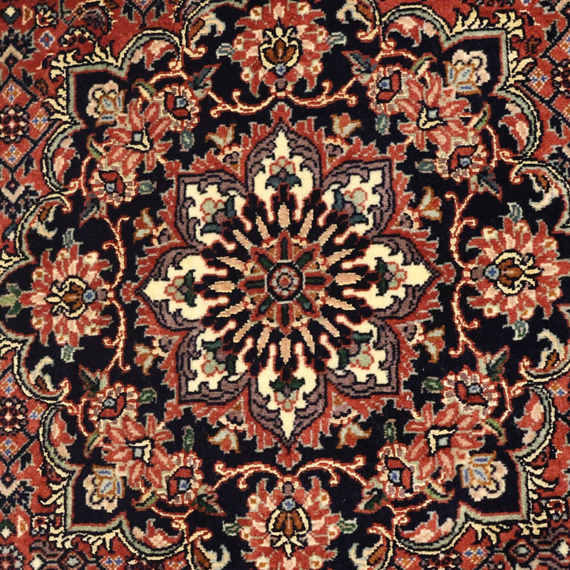 Persisk tæppe - Bijar - 153 x 91 cm - mørkerød