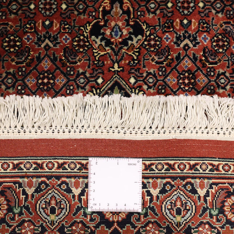 Persisk tæppe - Bijar - 153 x 91 cm - mørkerød