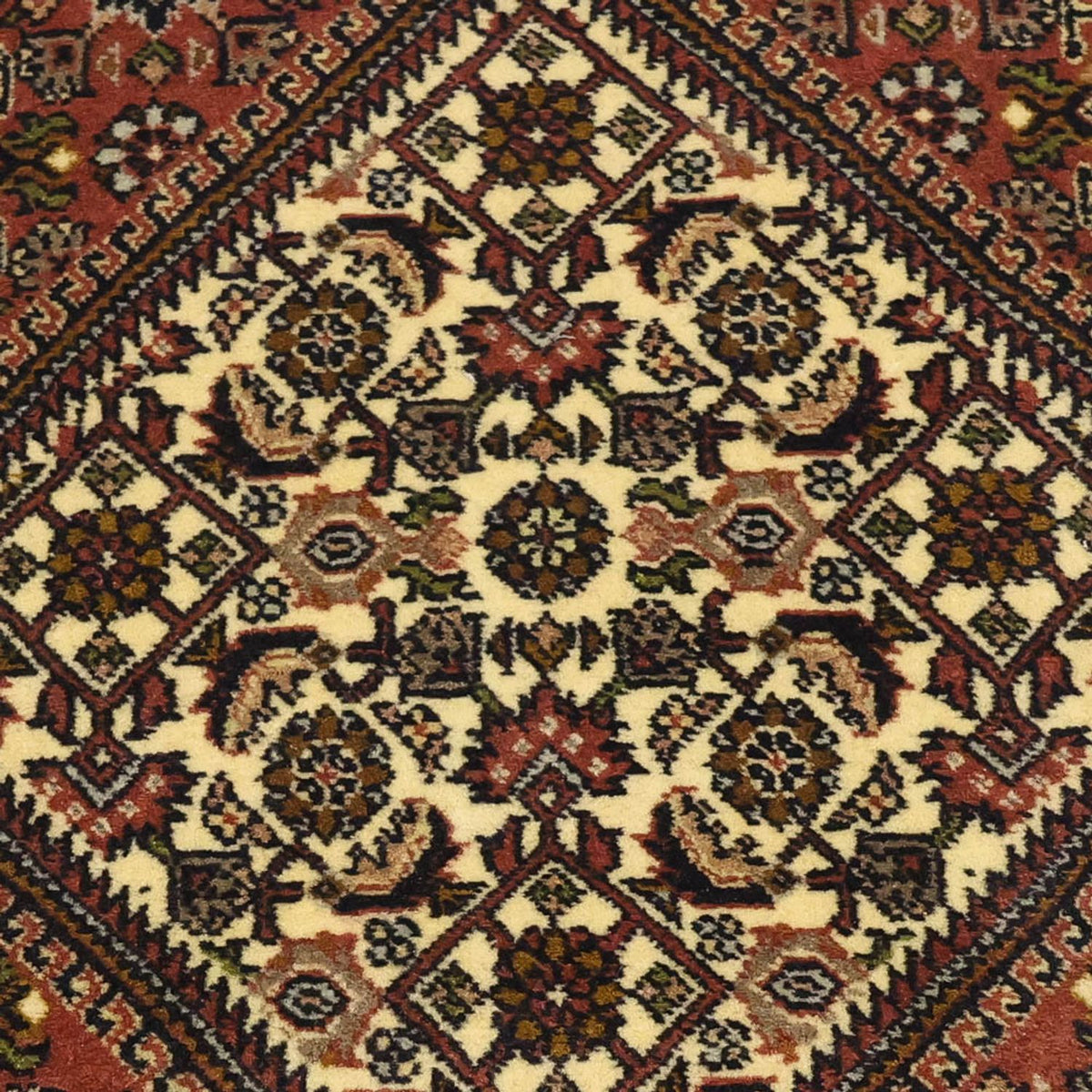 Løber Persisk tæppe - Bijar - 297 x 82 cm - terrakotta