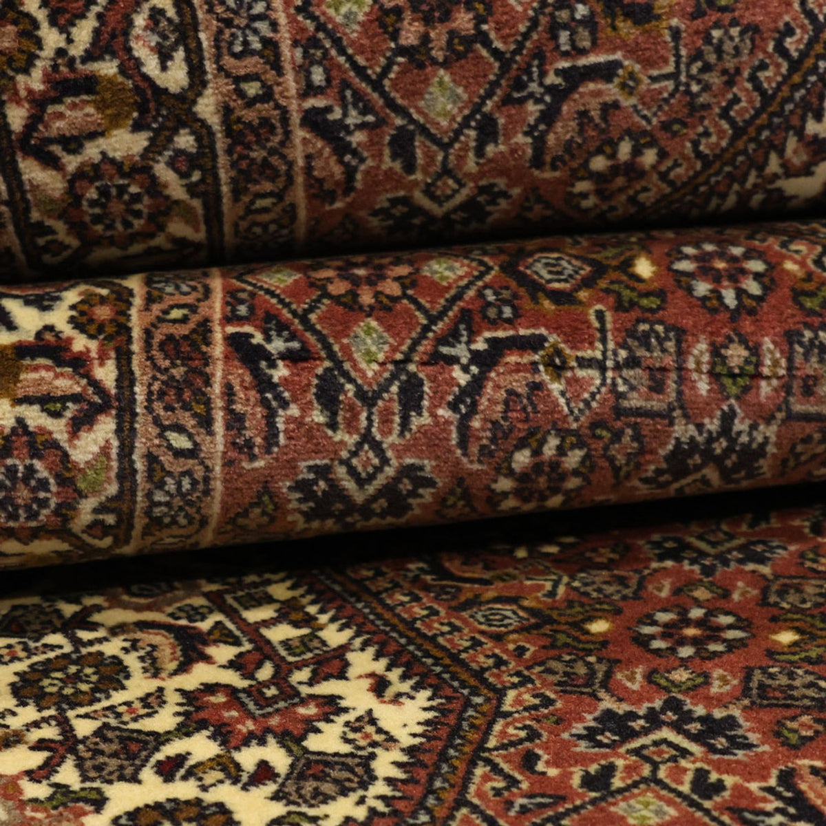 Løber Persisk tæppe - Bijar - 297 x 82 cm - terrakotta