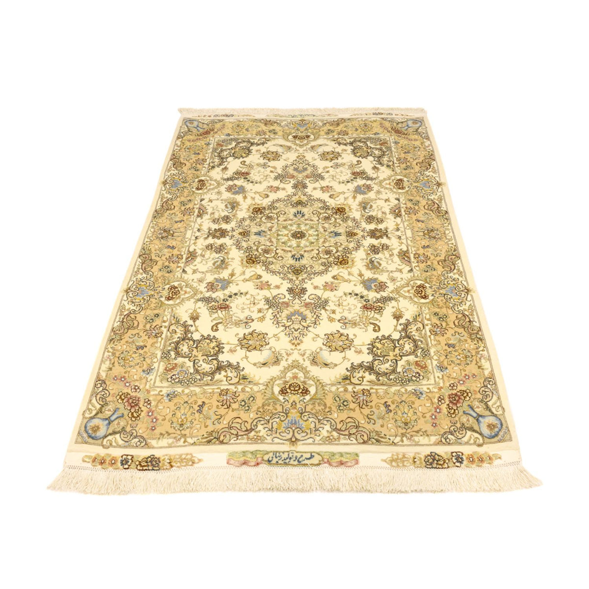 Persisk tæppe - Tabriz - Royal - 160 x 99 cm - beige