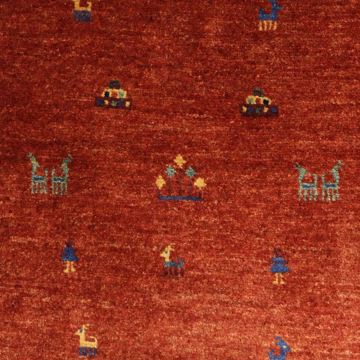 Gabbeh-tæppe - Kashkuli Persisk - 157 x 104 cm - rød