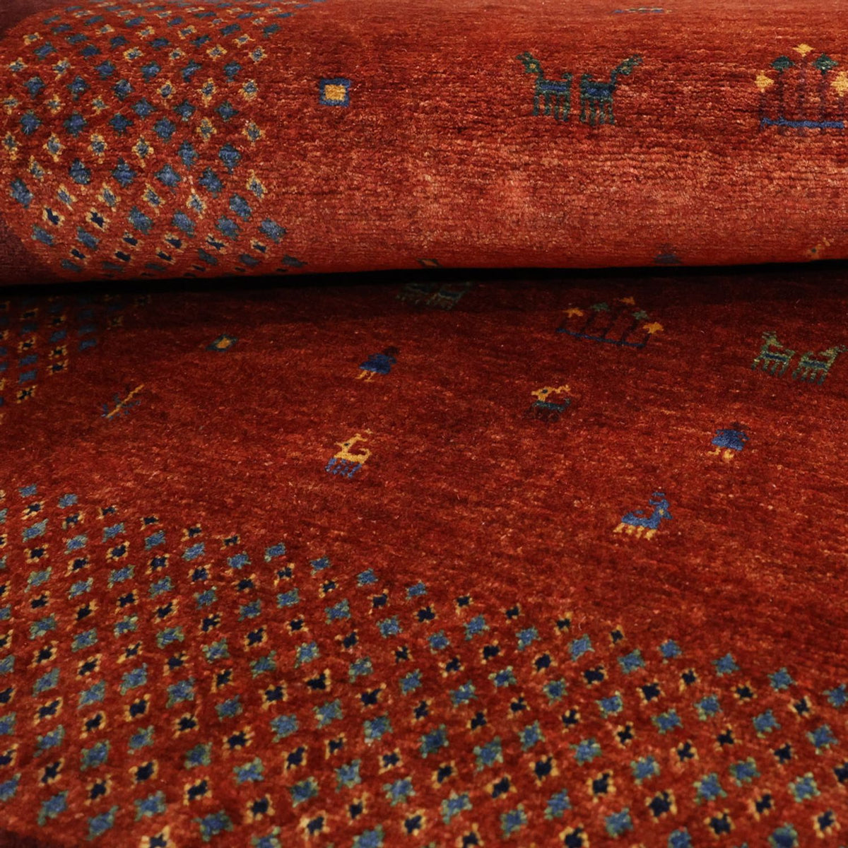 Gabbeh-tæppe - Kashkuli Persisk - 157 x 104 cm - rød