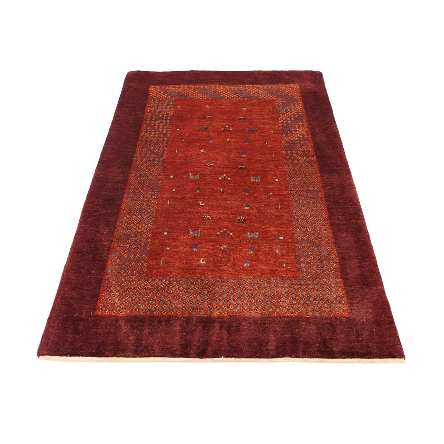 Gabbeh-tæppe - Kashkuli Persisk - 157 x 104 cm - rød