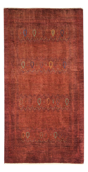 Gabbeh-tæppe - Kashkuli Persisk - 155 x 80 cm - mørkerød