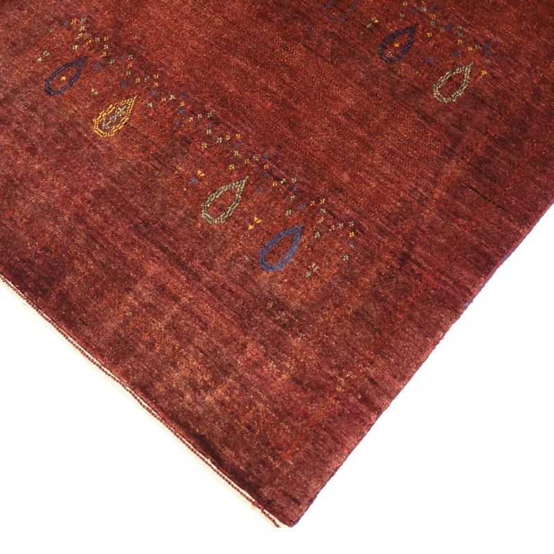 Gabbeh-tæppe - Kashkuli Persisk - 155 x 80 cm - mørkerød