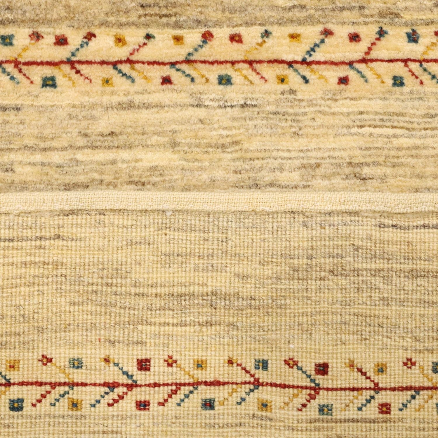 Gabbeh-tæppe - Kashkuli Persisk - 130 x 81 cm - sand
