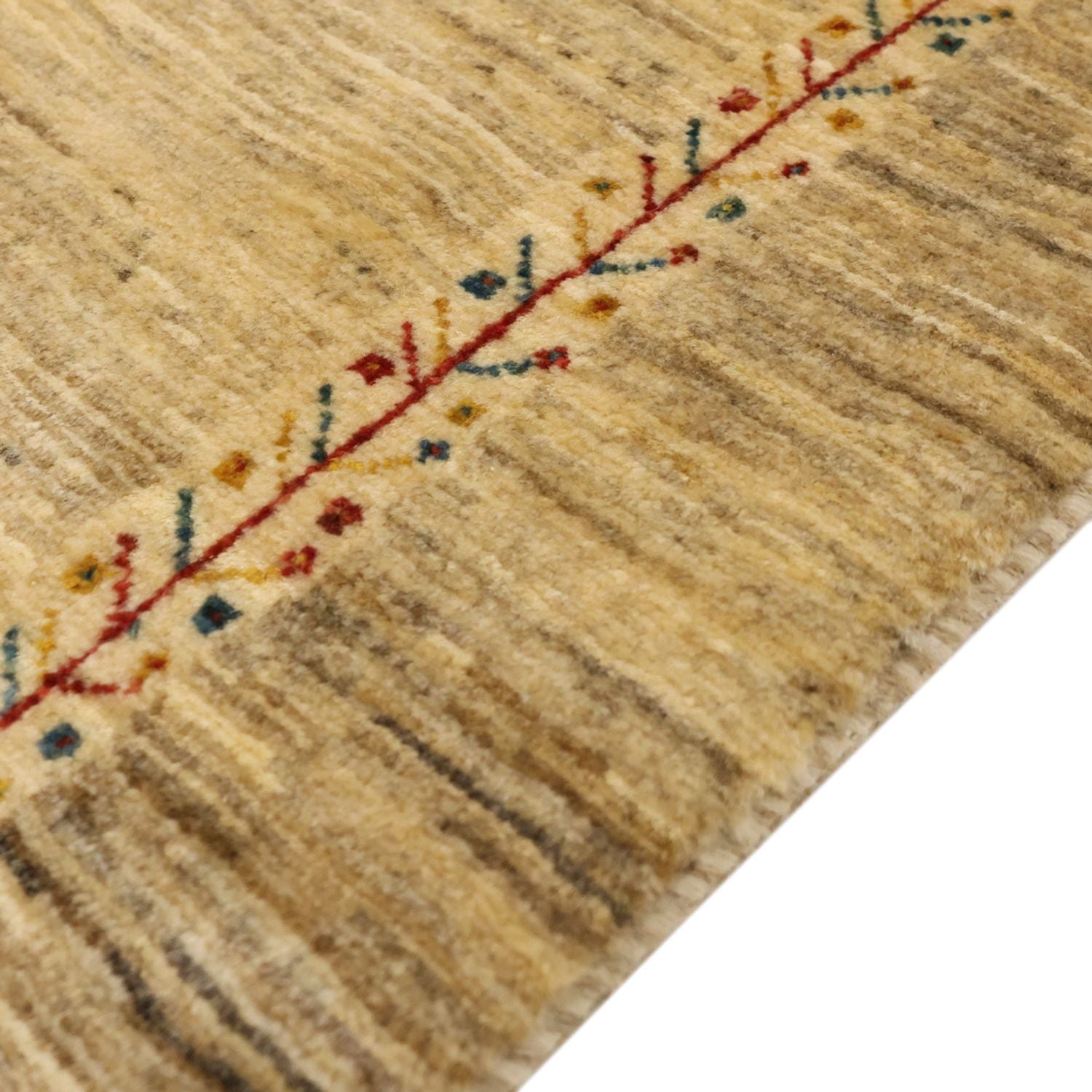 Gabbeh-tæppe - Kashkuli Persisk - 130 x 81 cm - sand