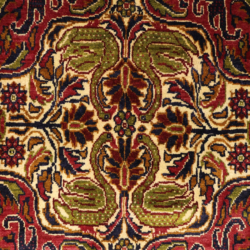 Løber Baluch-tæppe - 223 x 128 cm - mørkerød