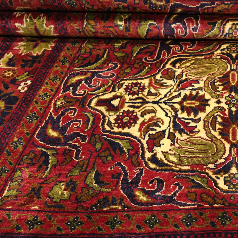 Løber Baluch-tæppe - 223 x 128 cm - mørkerød