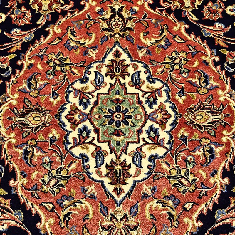 Persisk tæppe - Bijar - Royal - 220 x 136 cm - mørkeblå