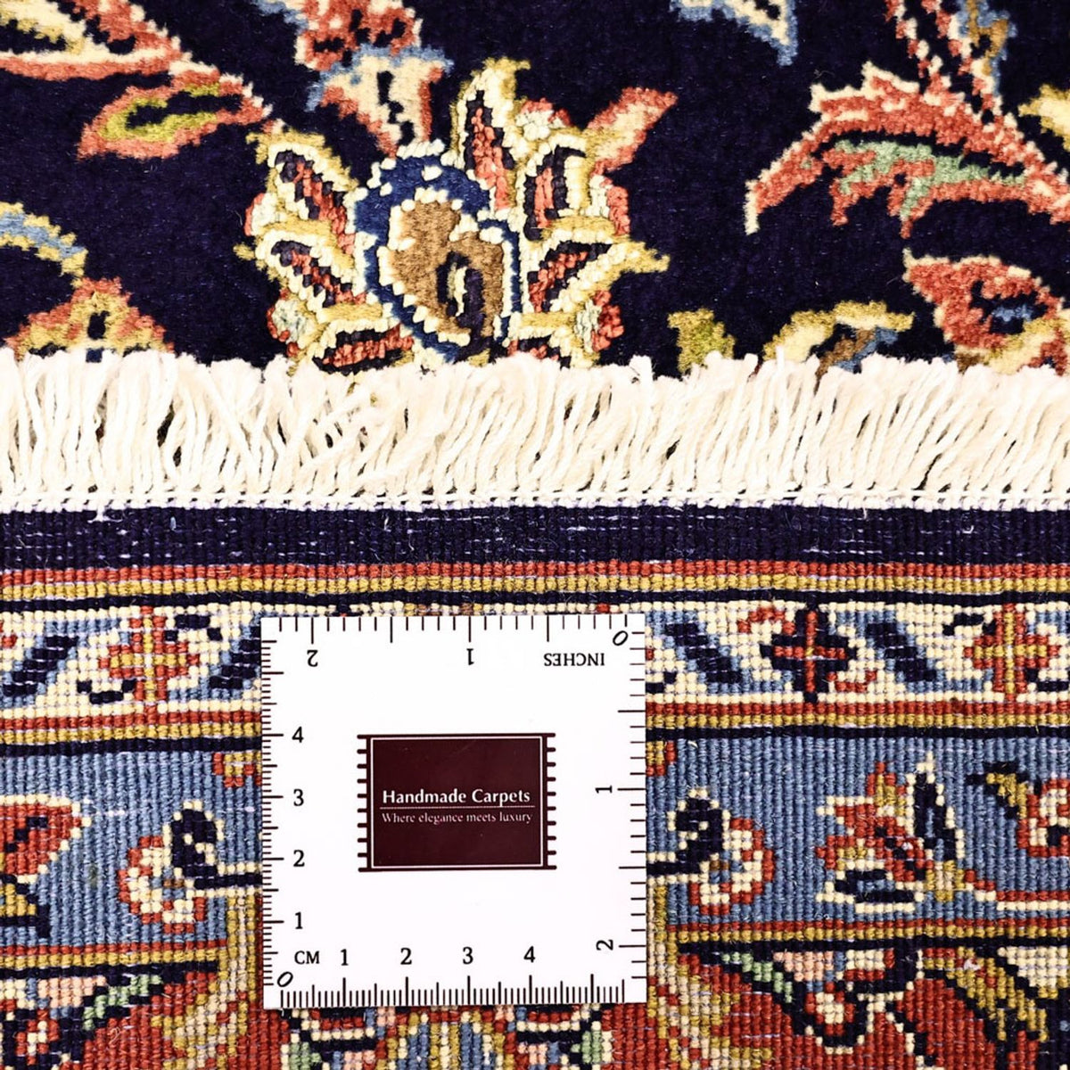 Persisk tæppe - Bijar - Royal - 220 x 136 cm - mørkeblå