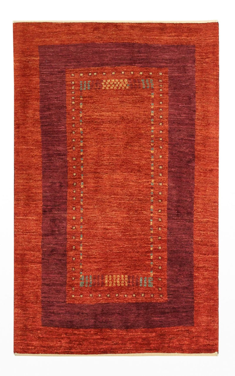 Gabbeh Tæppe - Loribaft Persisk - 128 x 78 cm - flerfarvet