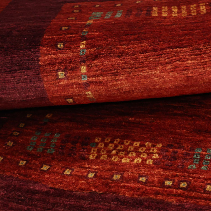 Gabbeh Tæppe - Loribaft Persisk - 128 x 78 cm - flerfarvet