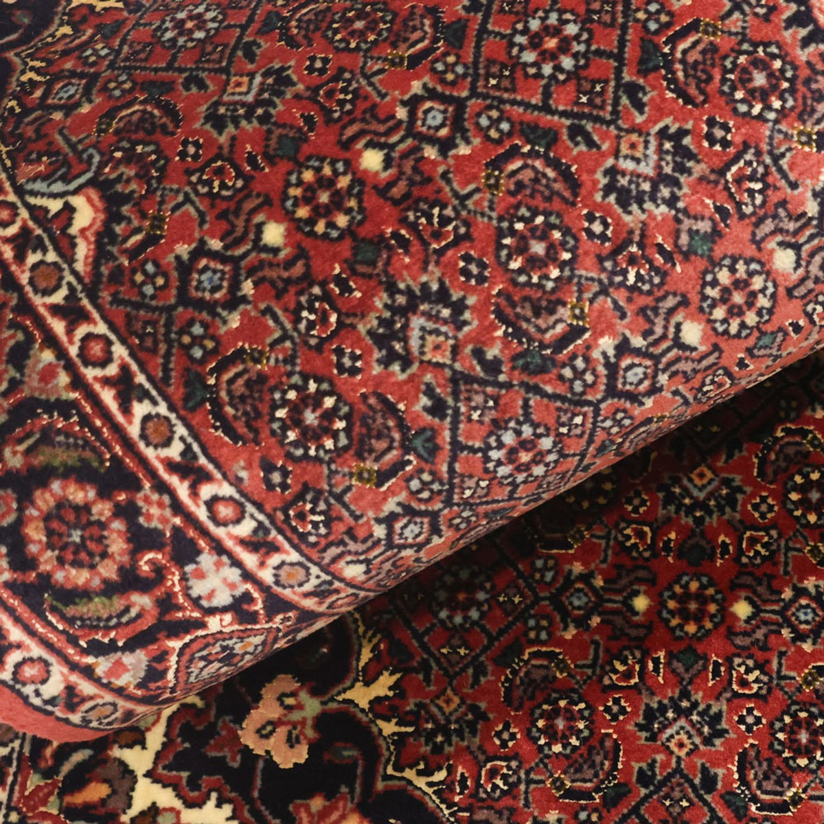 Persisk tæppe - Bijar - 135 x 71 cm - rust