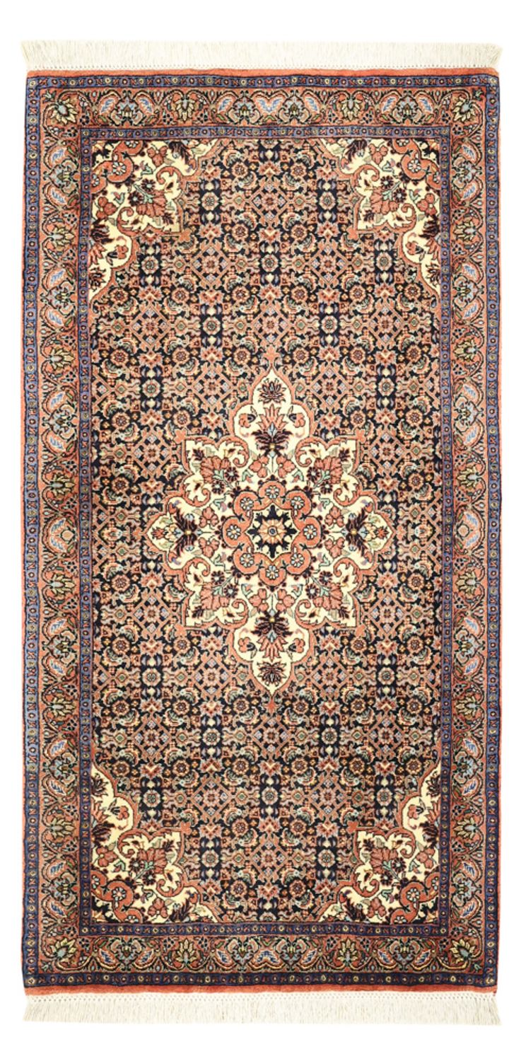 Persisk tæppe - Bijar - 138 x 72 cm - mørk beige