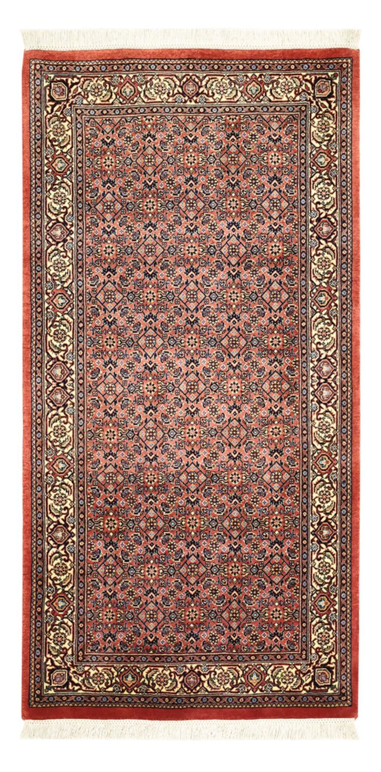 Persisk tæppe - Bijar - 141 x 70 cm - rust