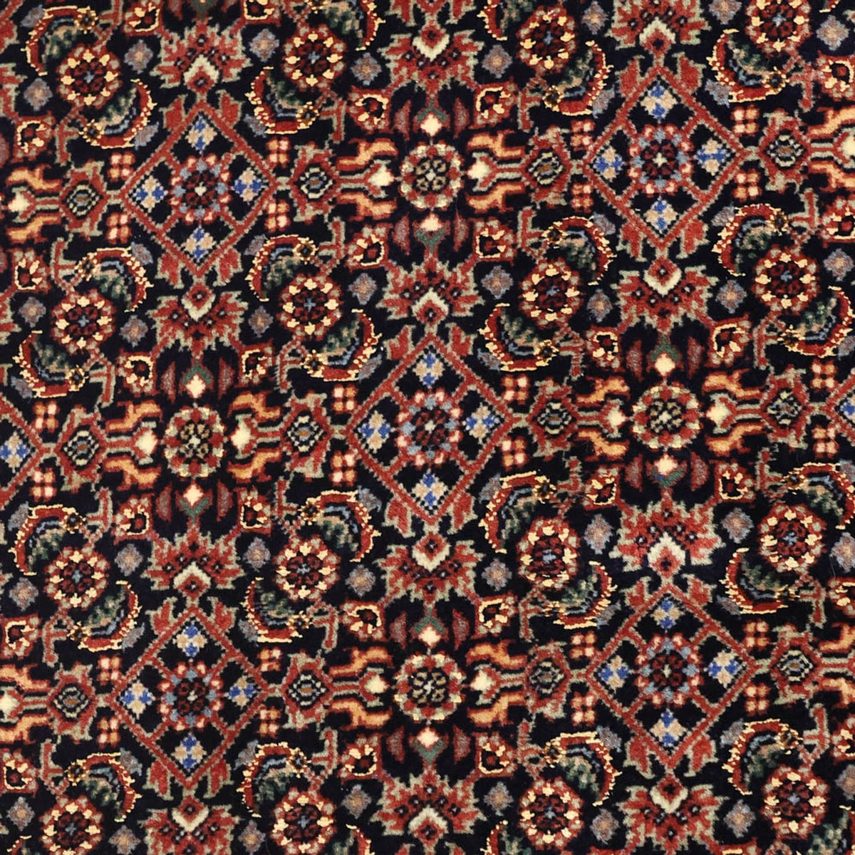 Persisk tæppe - Bijar - 146 x 90 cm - mørk beige