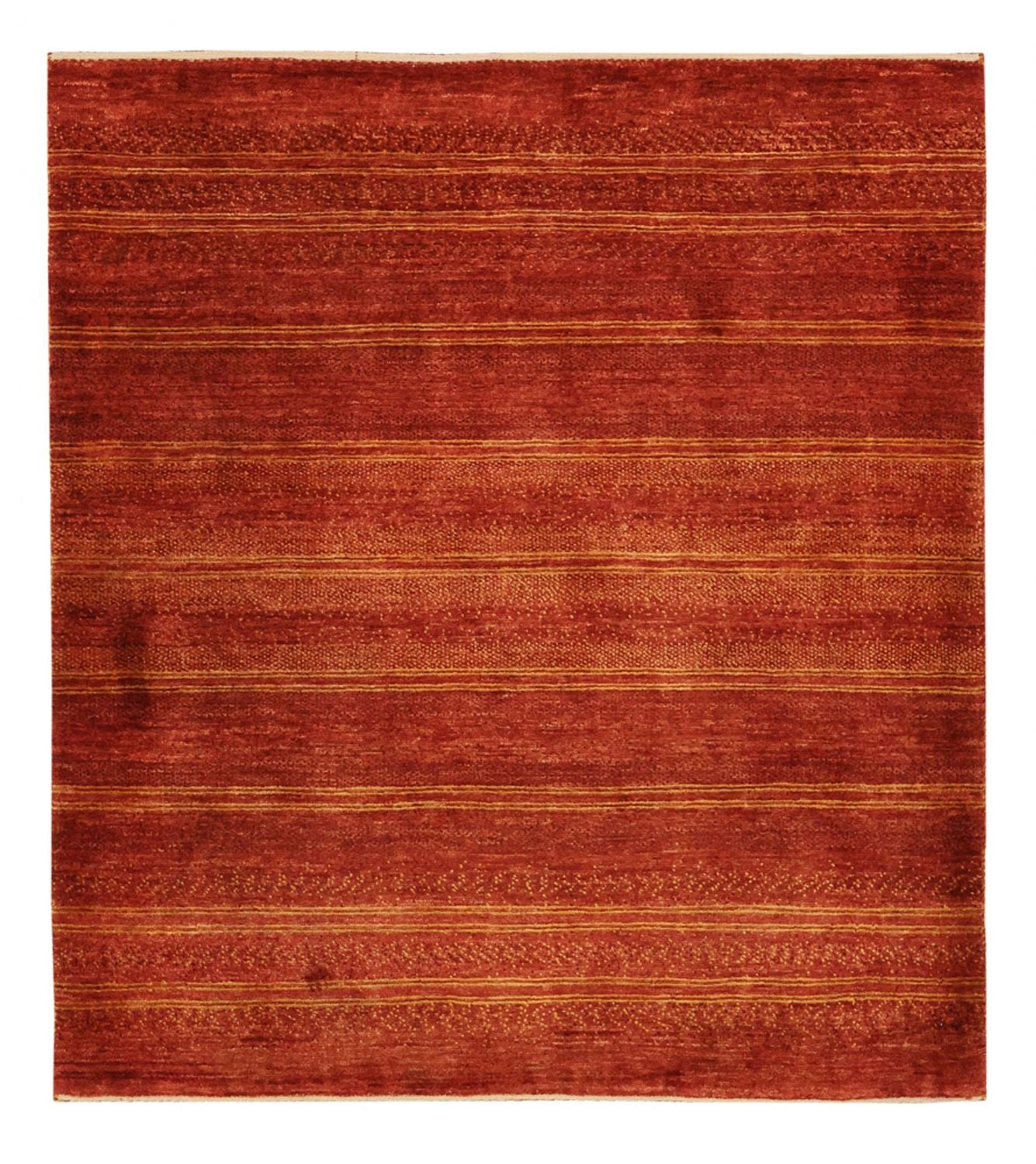 Gabbeh-tæppe - Kashkuli Persisk - 116 x 99 cm - mørkerød