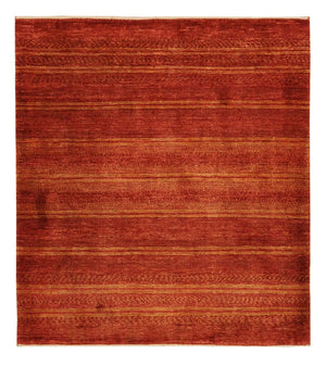Gabbeh-tæppe - Kashkuli Persisk - 116 x 99 cm - mørkerød