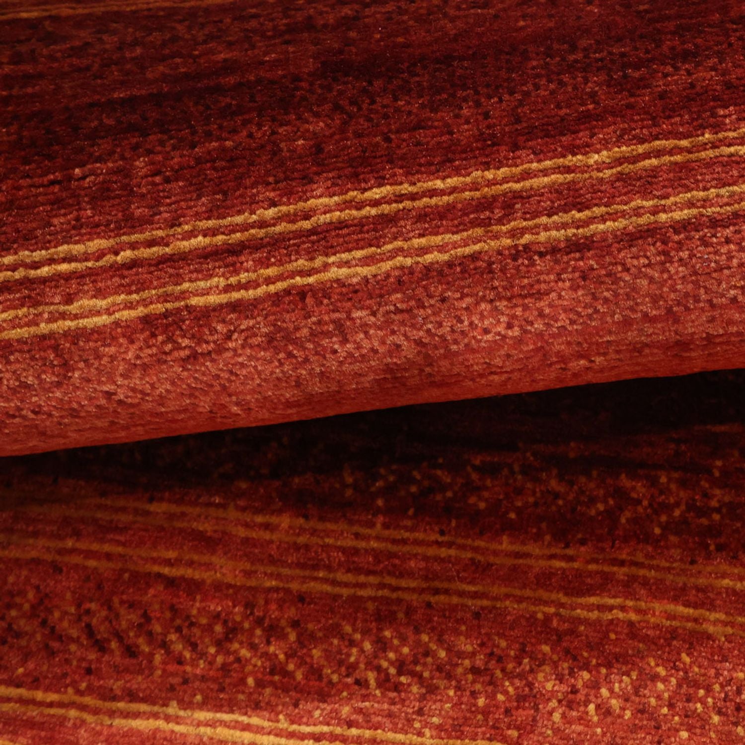 Gabbeh-tæppe - Kashkuli Persisk - 116 x 99 cm - mørkerød