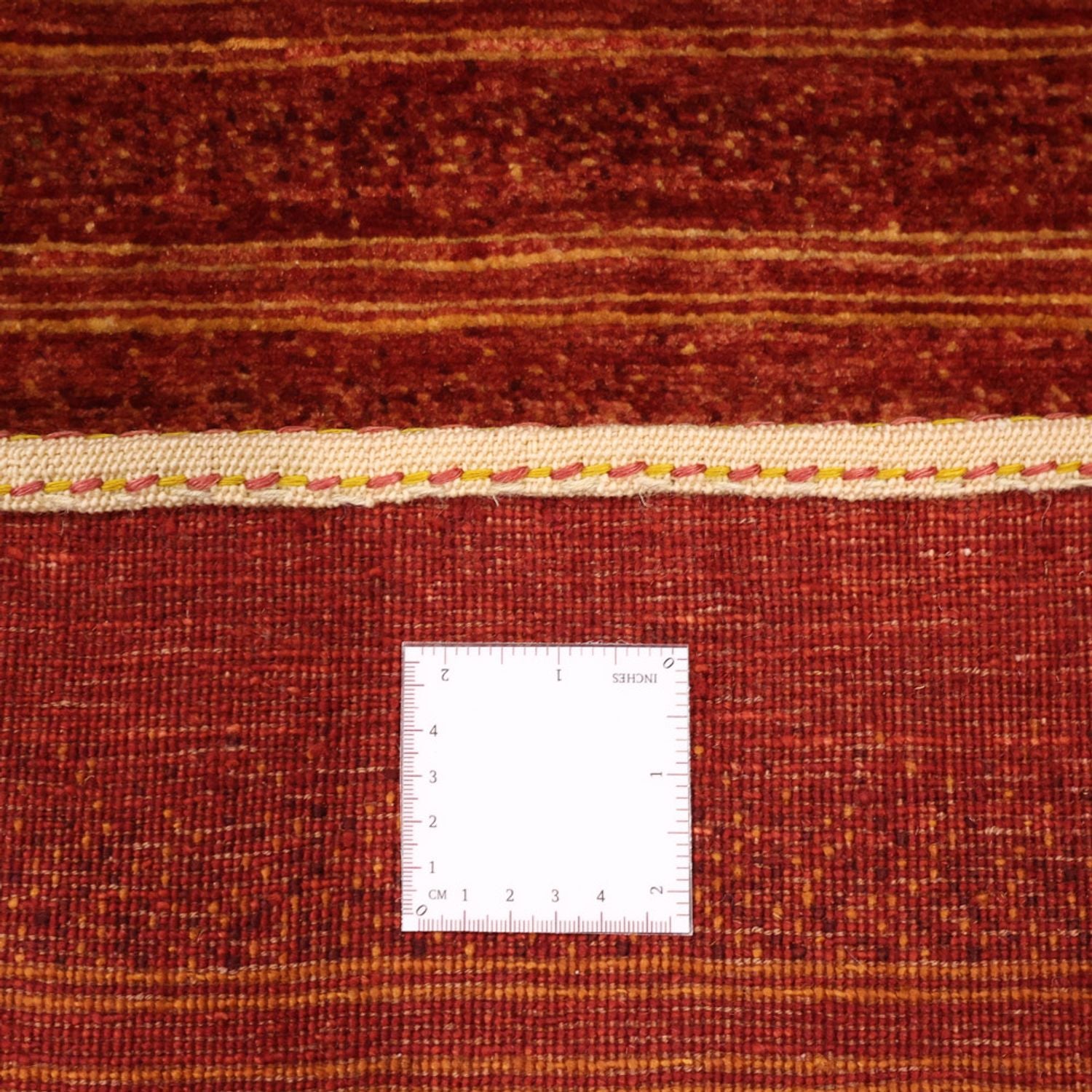 Gabbeh-tæppe - Kashkuli Persisk - 116 x 99 cm - mørkerød