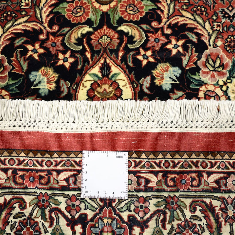 Persisk tæppe - Bijar - Royal - 194 x 153 cm - mørkerød