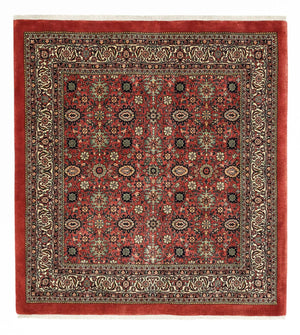 Persisk tæppe - Bijar - Royal - 163 x 153 cm - mørkerød