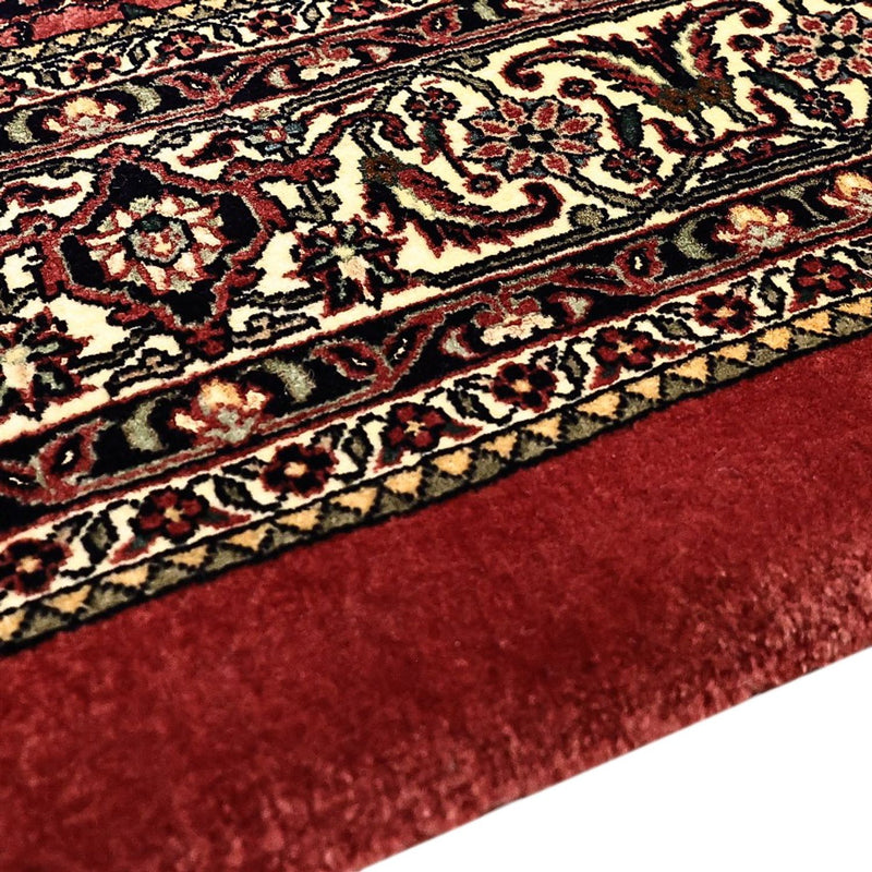 Persisk tæppe - Bijar - Royal - 163 x 153 cm - mørkerød