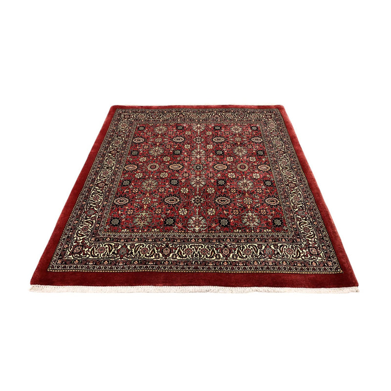 Persisk tæppe - Bijar - Royal - 163 x 153 cm - mørkerød