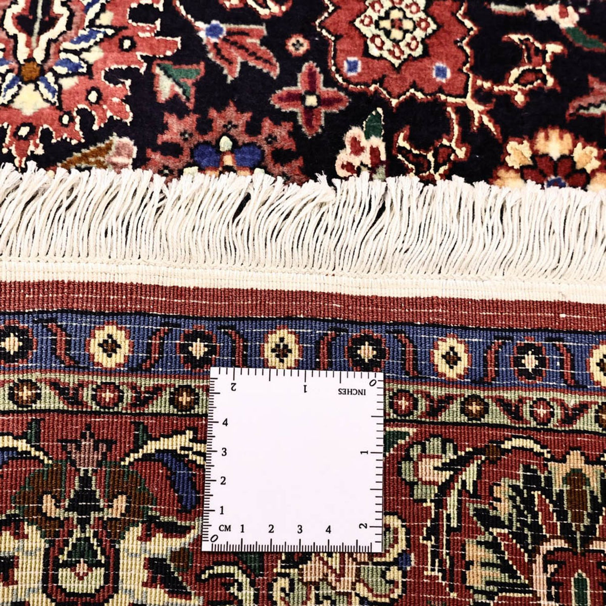 Persisk tæppe - Bijar - Royal - 212 x 130 cm - mørkeblå