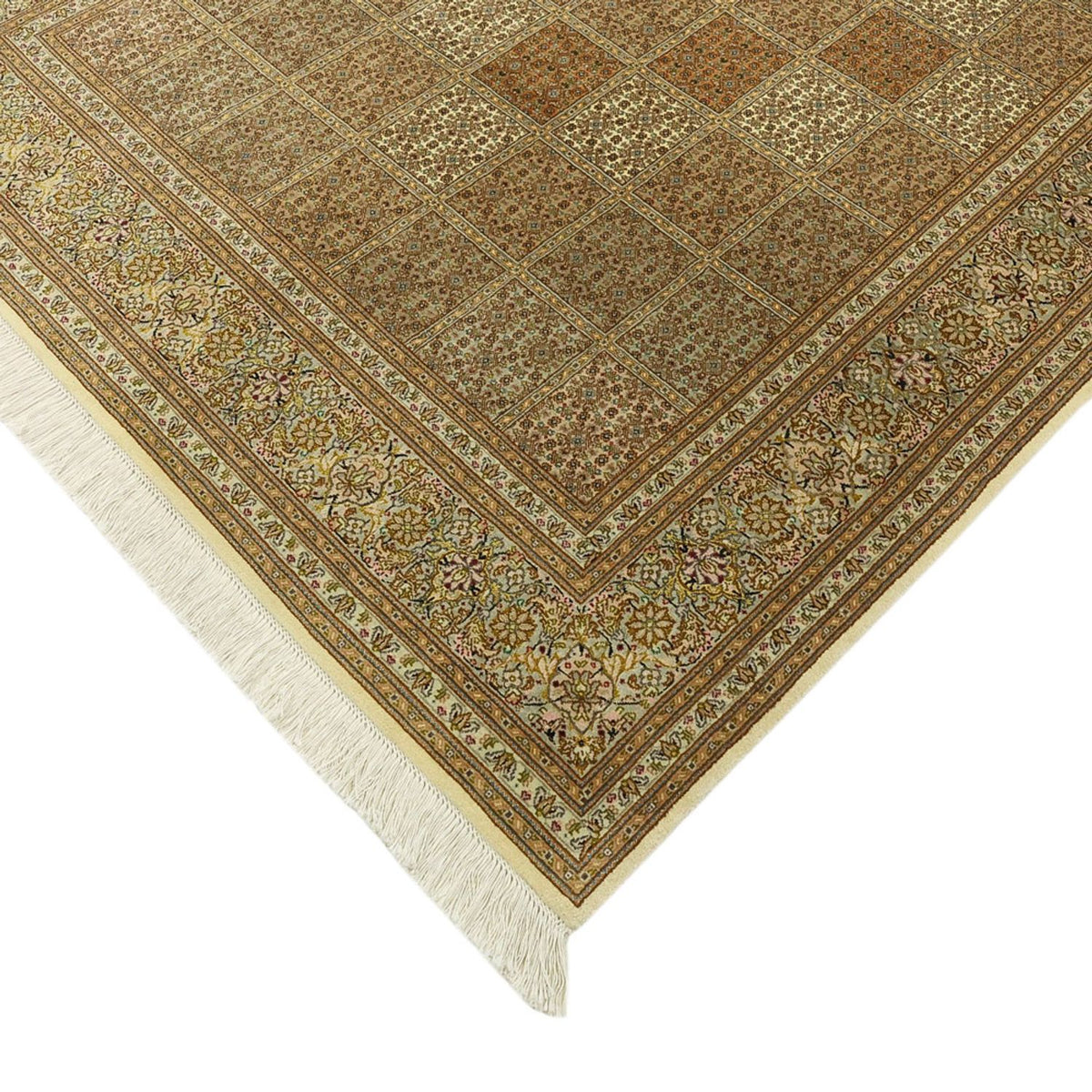 Persisk tæppe - Tabriz - Royal - 208 x 149 cm - mørk beige