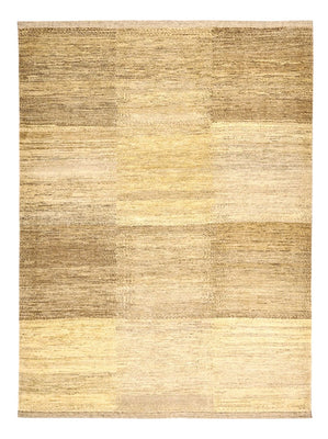 Gabbeh Tæppe - Loribaft Persisk - 229 x 174 cm - mørk beige