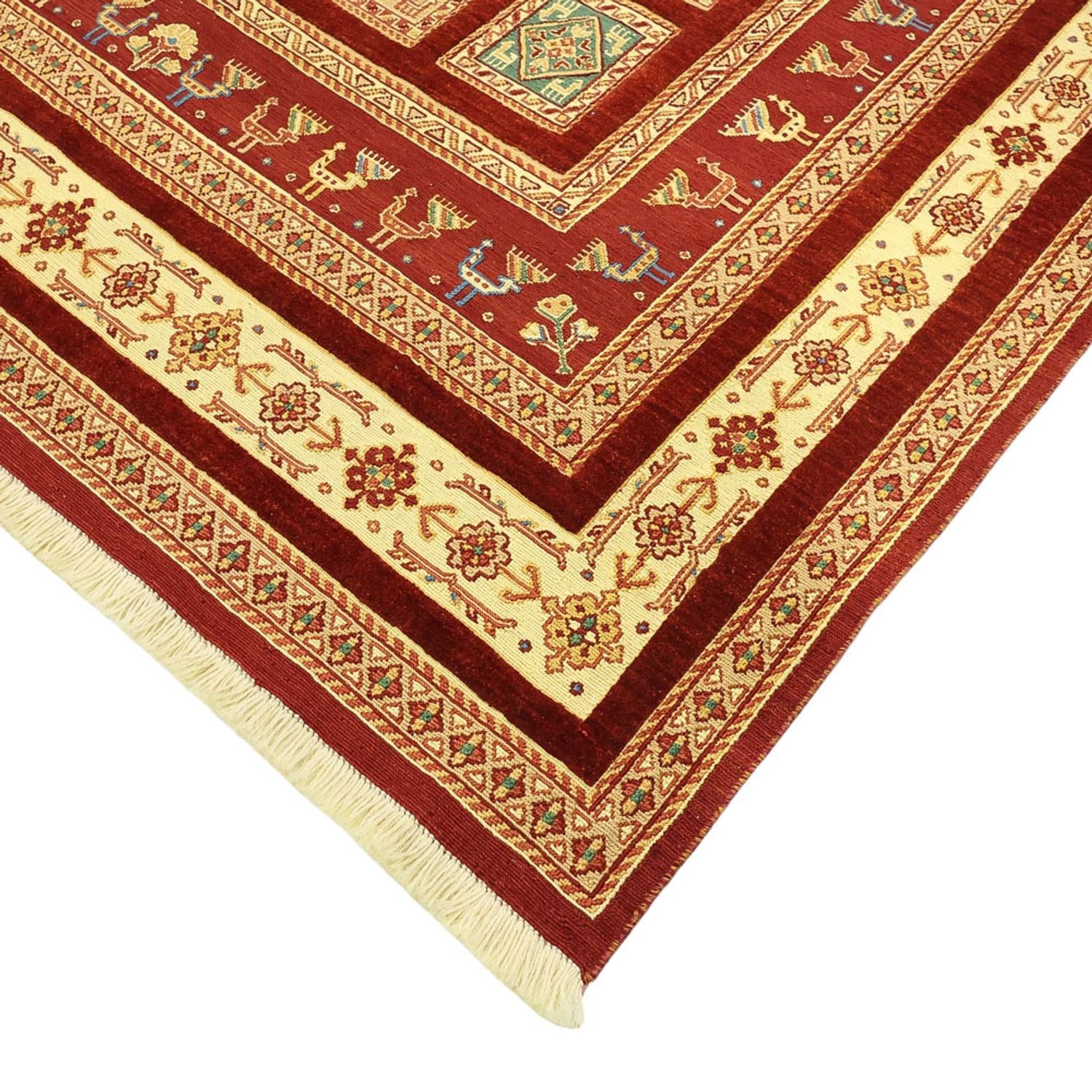 Kelim-tæppe - orientalsk - 241 x 171 cm - flerfarvet