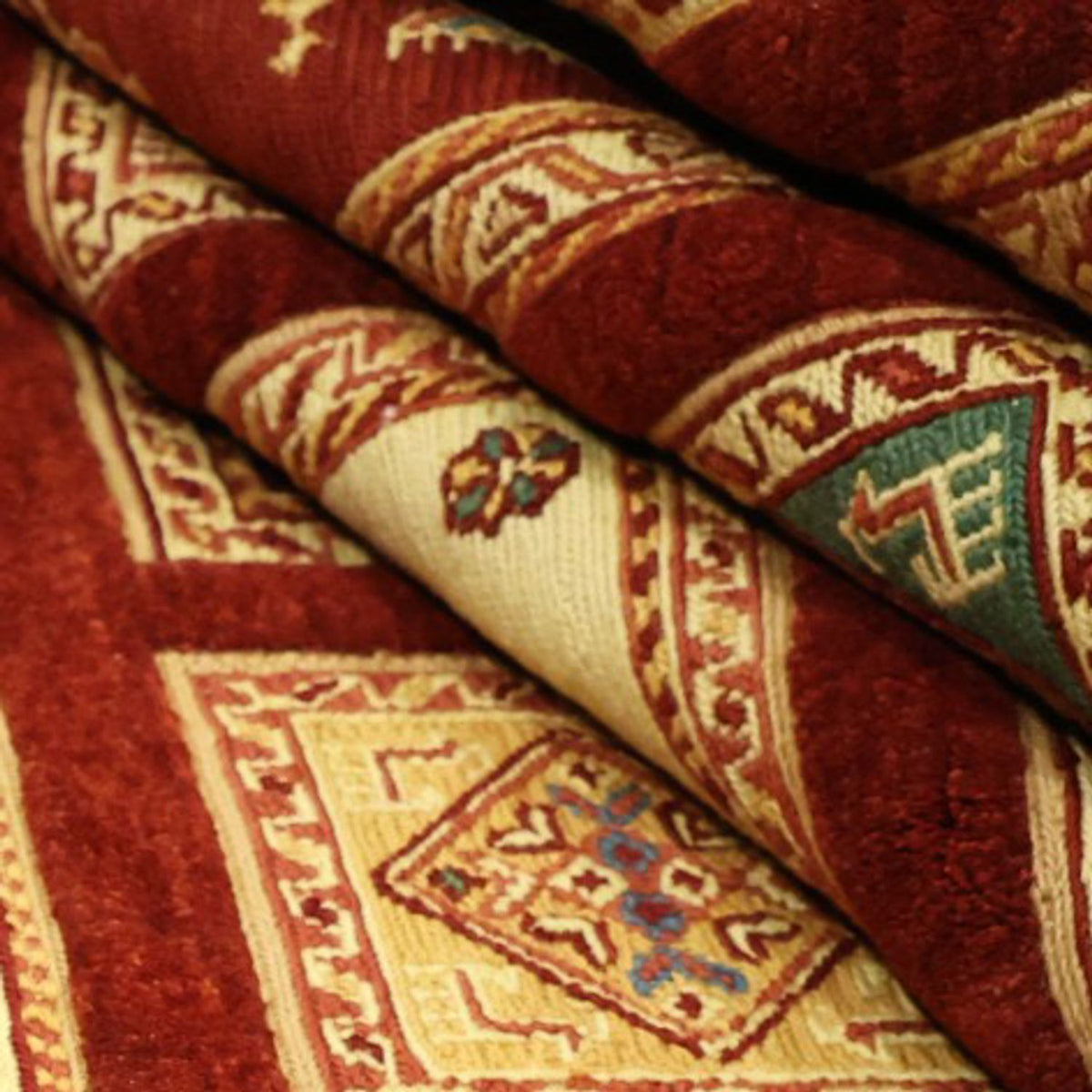 Kelim-tæppe - orientalsk - 241 x 171 cm - flerfarvet