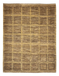Gabbeh Tæppe - Loribaft Persisk - 242 x 194 cm - mørk beige