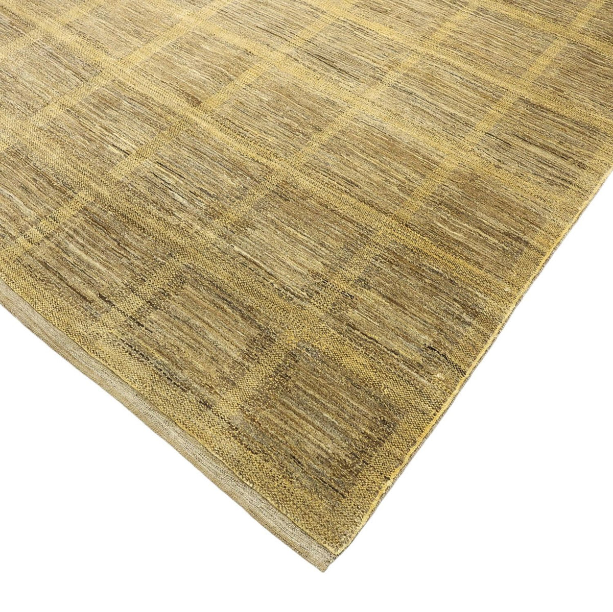 Gabbeh Tæppe - Loribaft Persisk - 242 x 194 cm - mørk beige