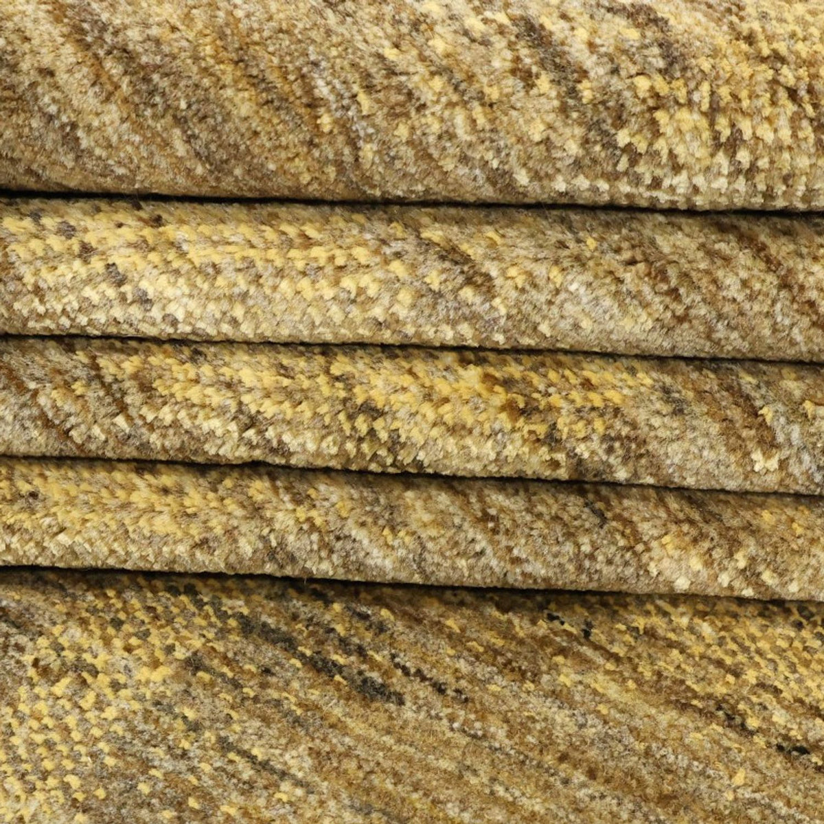 Gabbeh Tæppe - Loribaft Persisk - 242 x 194 cm - mørk beige