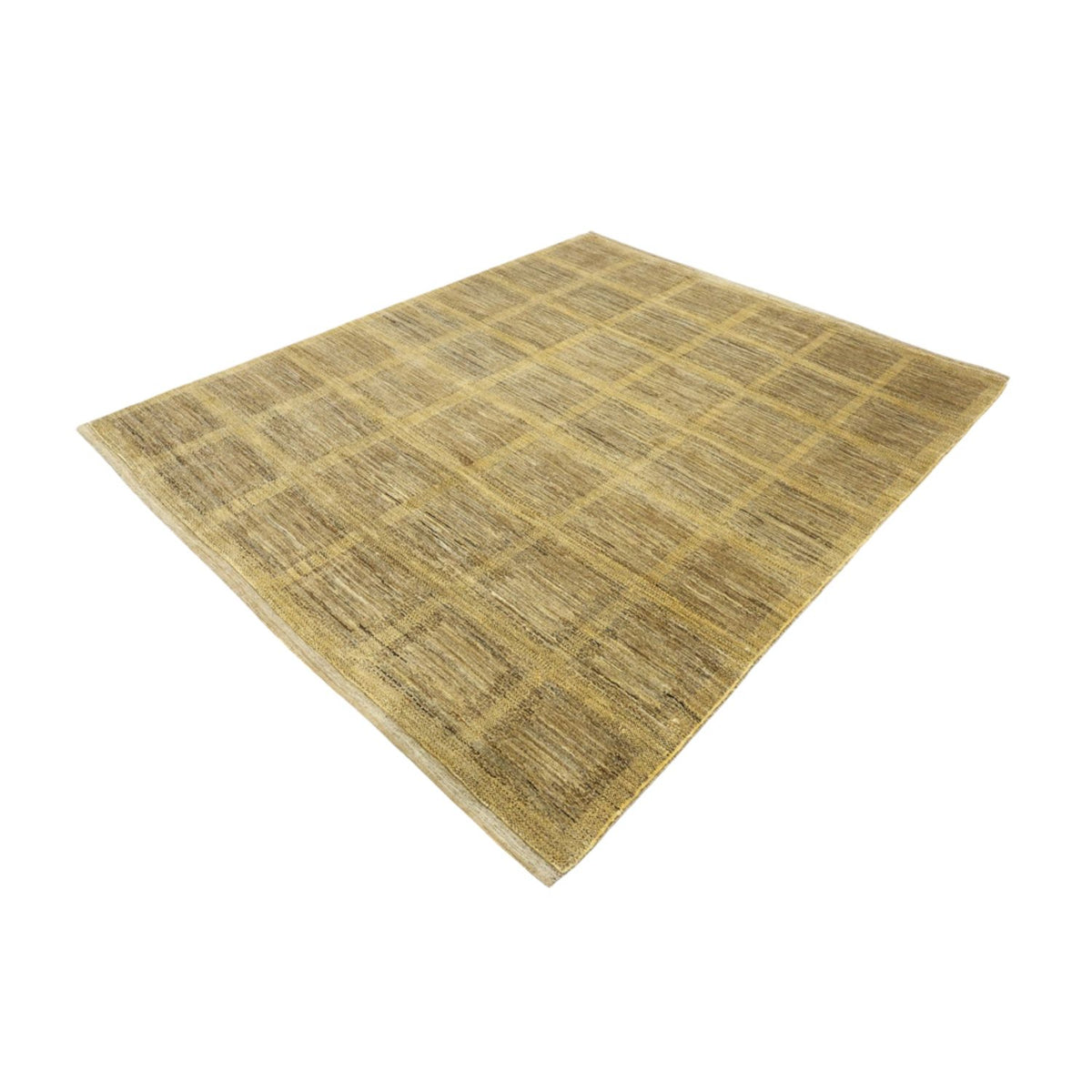 Gabbeh Tæppe - Loribaft Persisk - 242 x 194 cm - mørk beige