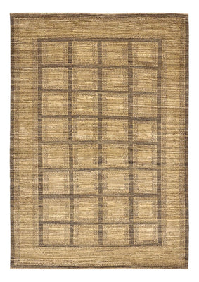 Gabbeh Tæppe - Loribaft Persisk - 283 x 204 cm - mørk beige