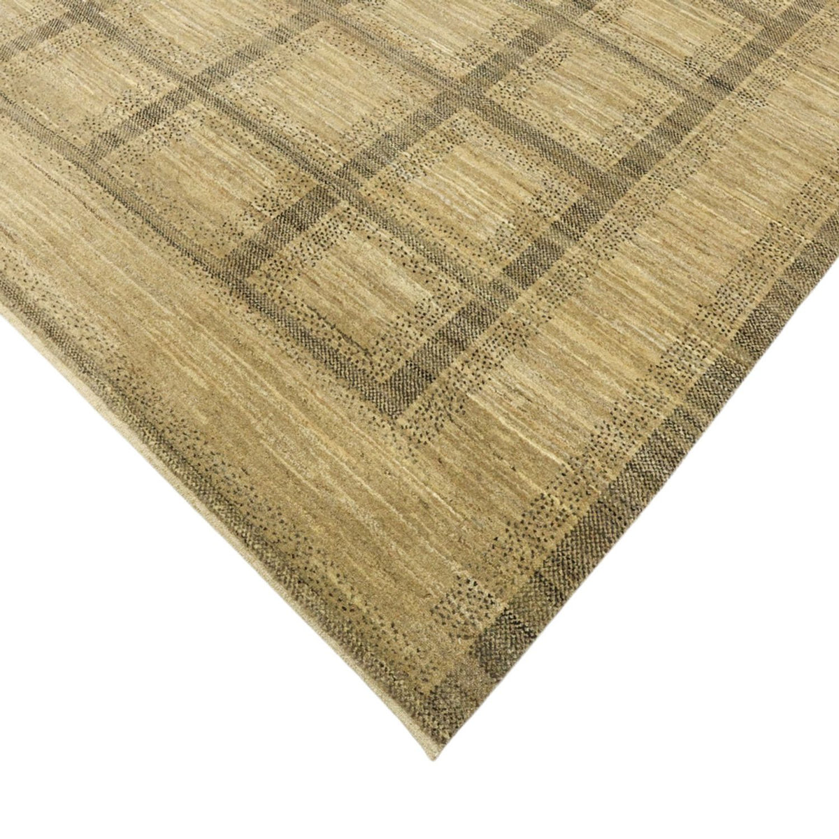 Gabbeh Tæppe - Loribaft Persisk - 283 x 204 cm - mørk beige