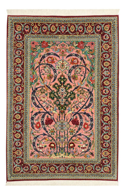 Persisk tæppe - Isfahan - Premium - 161 x 109 cm - flerfarvet