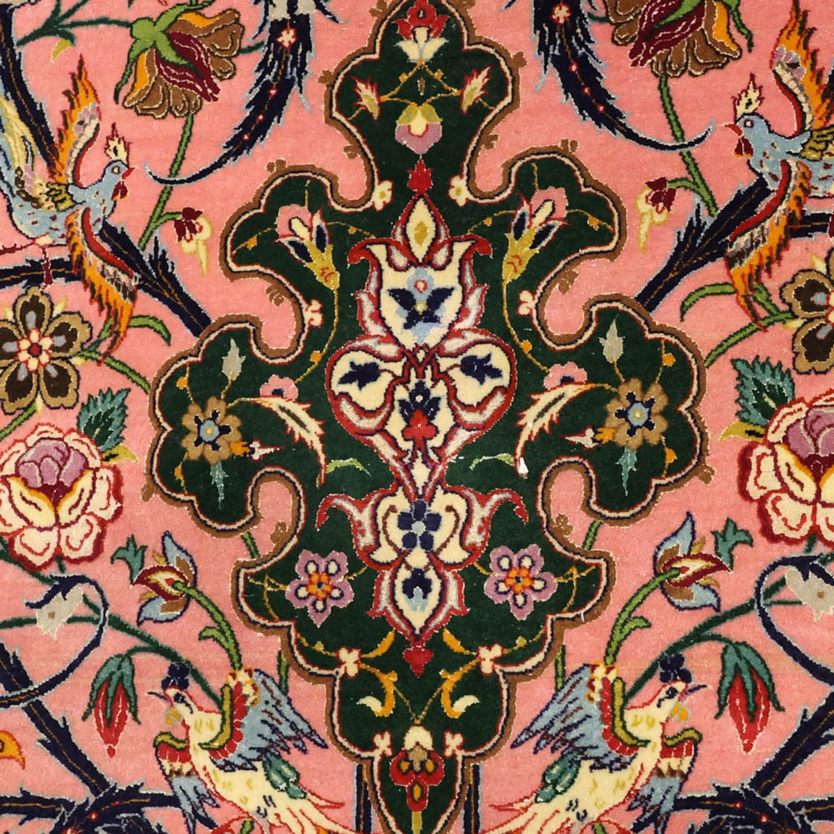 Persisk tæppe - Isfahan - Premium - 161 x 109 cm - flerfarvet