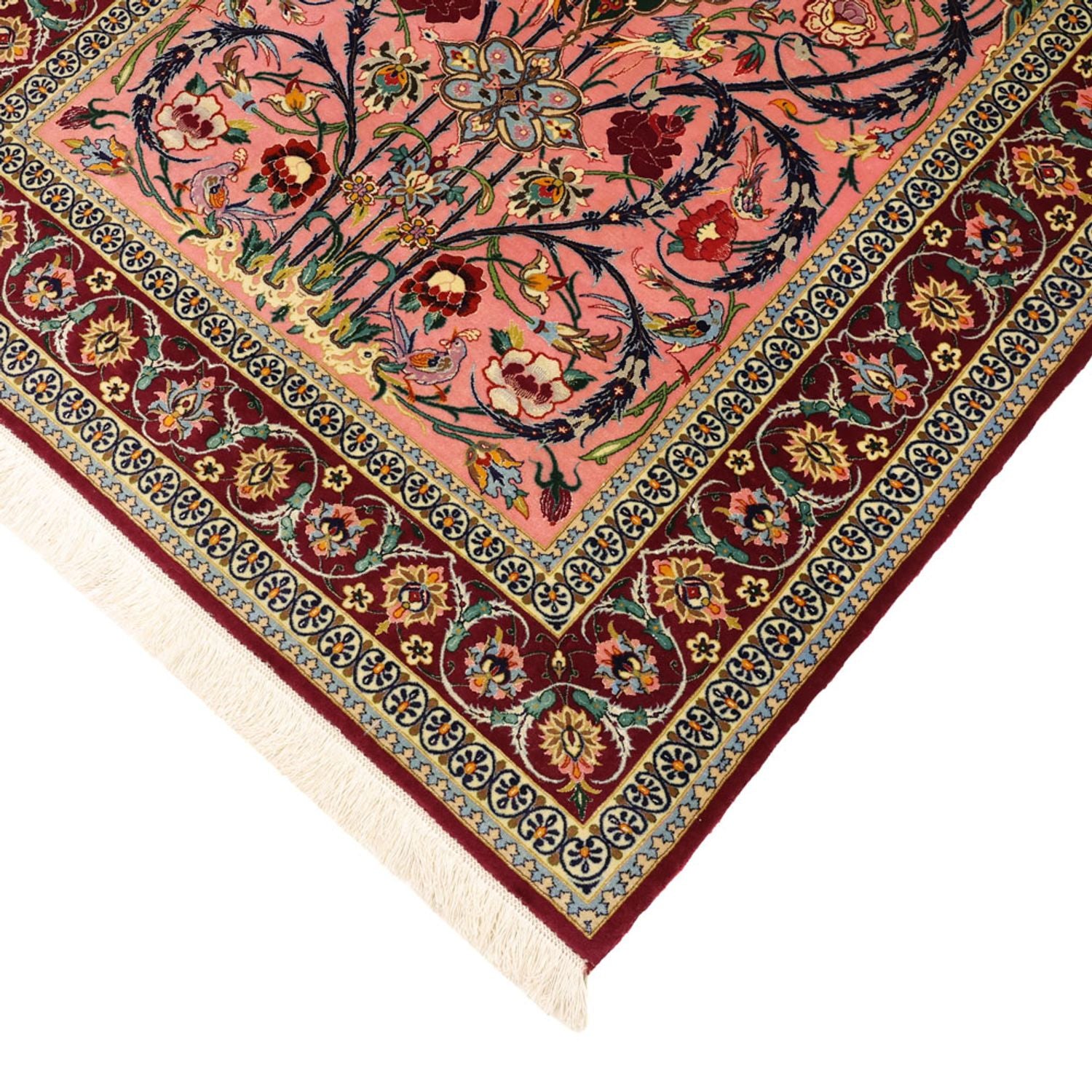 Persisk tæppe - Isfahan - Premium - 161 x 109 cm - flerfarvet