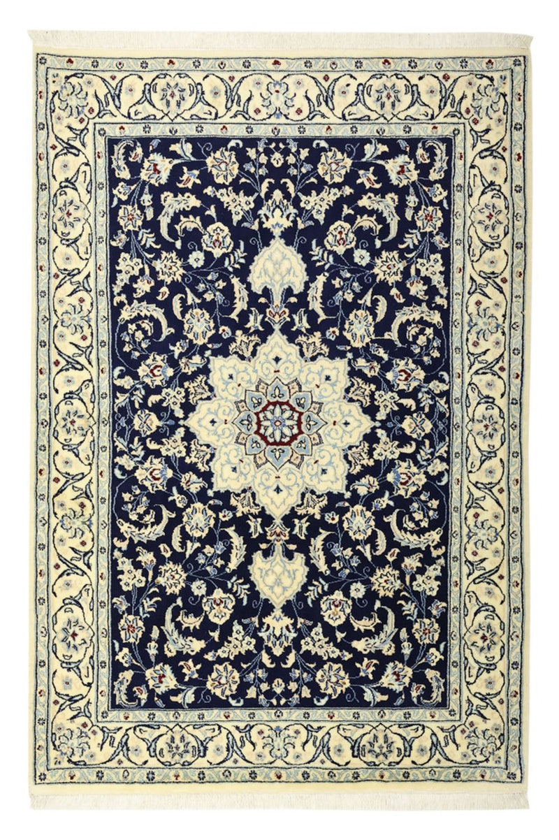 Persisk tæppe - Nain - Royal - 157 x 106 cm - mørkeblå