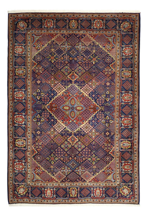 Persisk tæppe - Keshan - 211 x 143 cm - mørkeblå